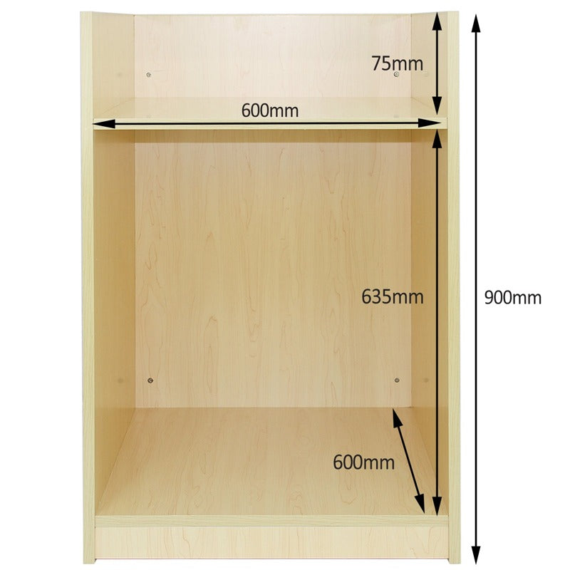 Shop Counter Till Block TB60 - Maple