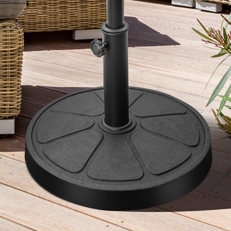 40LBS 21.5Inch Round Outdoor Umbrella Base