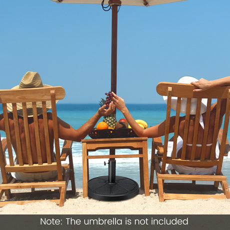 40LBS 21.5Inch Round Outdoor Umbrella Base