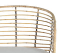 Giner and Colomer  Set Of 2 Rattan And Metal Chairs With Cushions