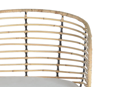 Giner and Colomer  Set Of 2 Rattan And Metal Chairs With Cushions