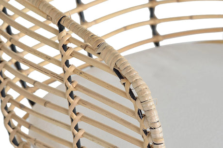 Giner and Colomer  Set Of 2 Rattan And Metal Chairs With Cushions