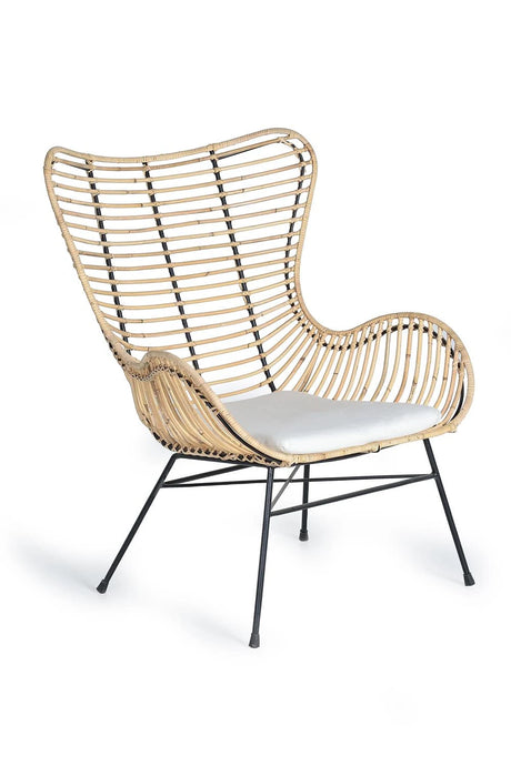 Giner and Colomer  Set Of 2 Rattan Chairs With Cushions