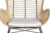 Giner and Colomer  Set Of 2 Rattan Chairs With Cushions