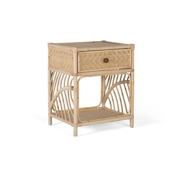 Giner and Colomer - Natural Rattan Bedside Table
