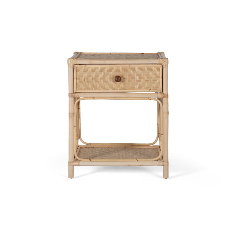 Giner and Colomer - Natural Rattan Bedside Table