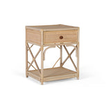 Giner and Colomer - Natural Rattan Bedside Table
