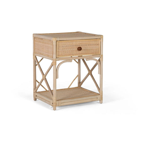 Giner and Colomer - Natural Rattan Bedside Table