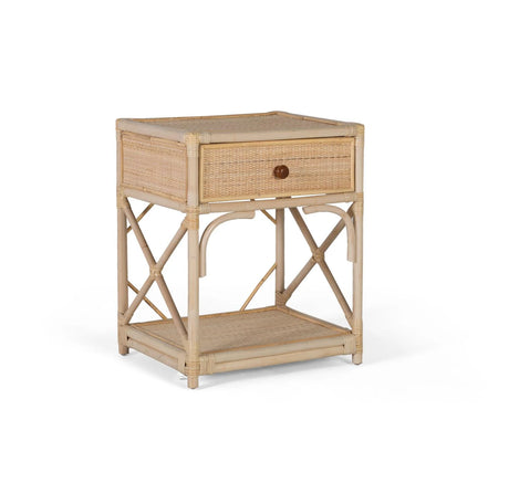 Giner and Colomer - Natural Rattan Bedside Table