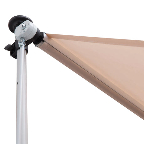 Outsunny 3x1.5m  Adjustable Outdoor Aluminium Frame Awning Beige