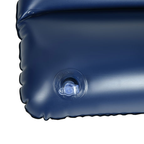 Outsunny Inflatable King Size Air Bed, with Built-In Hand Pump - Blue