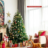 5/6 Feet Artificial Christmas Tree with LED Lights and Tips-5 ft