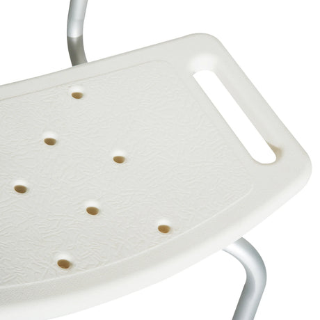 HOMCOM Bath Chair Shower Stool Safety Seat Bathroom Adjustable Positions Elderly Aids