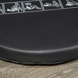 HOMCOM Abs Trainer, Ab Crunch Machine, Foldable Abdominal Trainer, Core Fitness & Whole Body Exercise Equipment for Home Gym