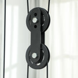 SPORTNOW 3-in-1 Smith Machine with Dual Cable Pulley System, Chest Press Station, 17-Level Squat Rack and Barbell Bar