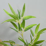 Outsunny Artificial Ficus Tree, with Weighted Plant Pot - Green