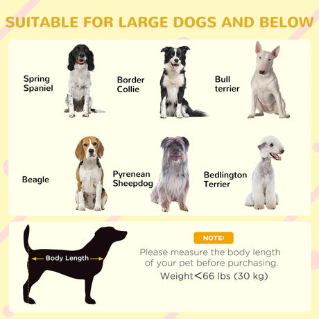 PawHut Wooden Outdoor Dog House, with Asphalt Openable Top, Removable Floor, Clear Front Panel, Curtain, 103 x 77 x 83cm