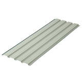 Outsunny Set of 12 Corrugated Steel Roof Sheet Panels - Green