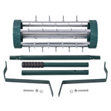 18 Inch Rolling Lawn Aerator with 3-Piece Handle for Soil Lawn