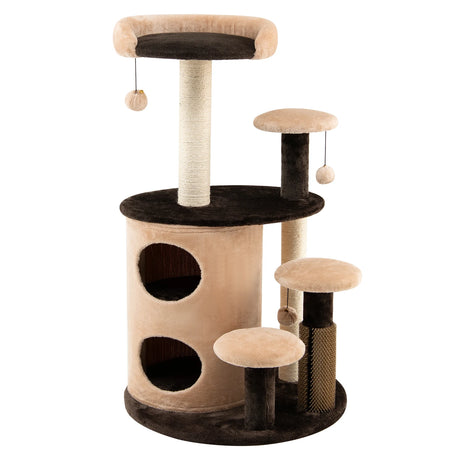 6-Tier Cat Tree Tower with Scratching Posts for Pet