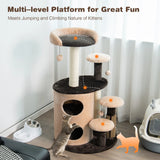 6-Tier Cat Tree Tower with Scratching Posts for Pet