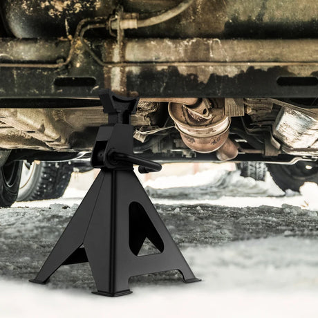 6 Ton 13000 lbs Capacity Metal Car Lifting Stands with 14-23 Inch Adjustable Height