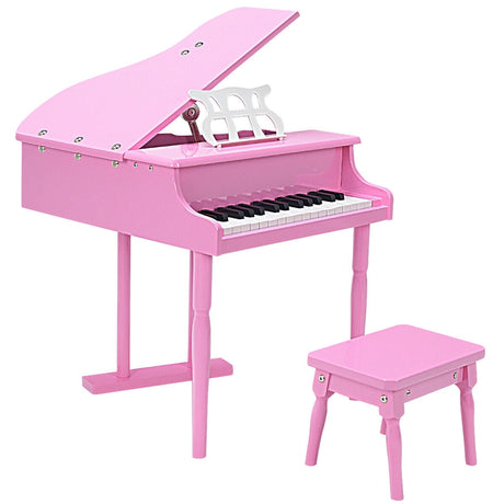 Musical Instrument 30-KeyMini Grand Piano with Bench
