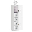 Bathroom Storage Cabinet with 3 Detachable Shelves for Bedroom/Living Room/Bathroom