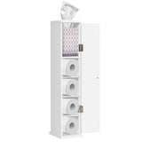 Bathroom Storage Cabinet with 3 Detachable Shelves for Bedroom/Living Room/Bathroom