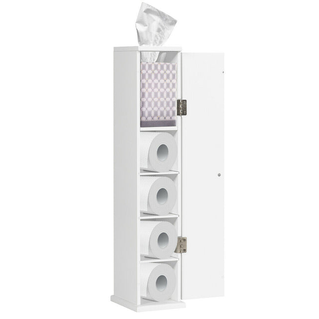 Bathroom Storage Cabinet with 3 Detachable Shelves for Bedroom/Living Room/Bathroom