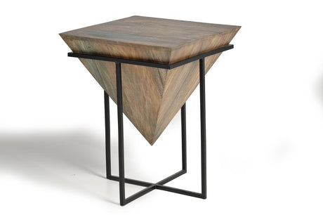 Giner and Colomer - Mango Wood & Metal Base Coffee Table (50 cm)