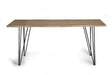 Giner and Colomer - Acacia Wood Dining Table With Metal Legs (2.6 cm Top, 200 cm)