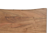 Giner and Colomer - Acacia Wood Dining Table With Metal Legs (2.6 cm Top, 200 cm)