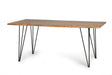 Giner and Colomer - Acacia Wood Dining Table With Metal Legs (2.6 cm Top, 180 cm)