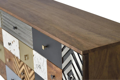 Giner and Colomer - Mango Wood Sideboard With 2 Doors & 4 Drawers