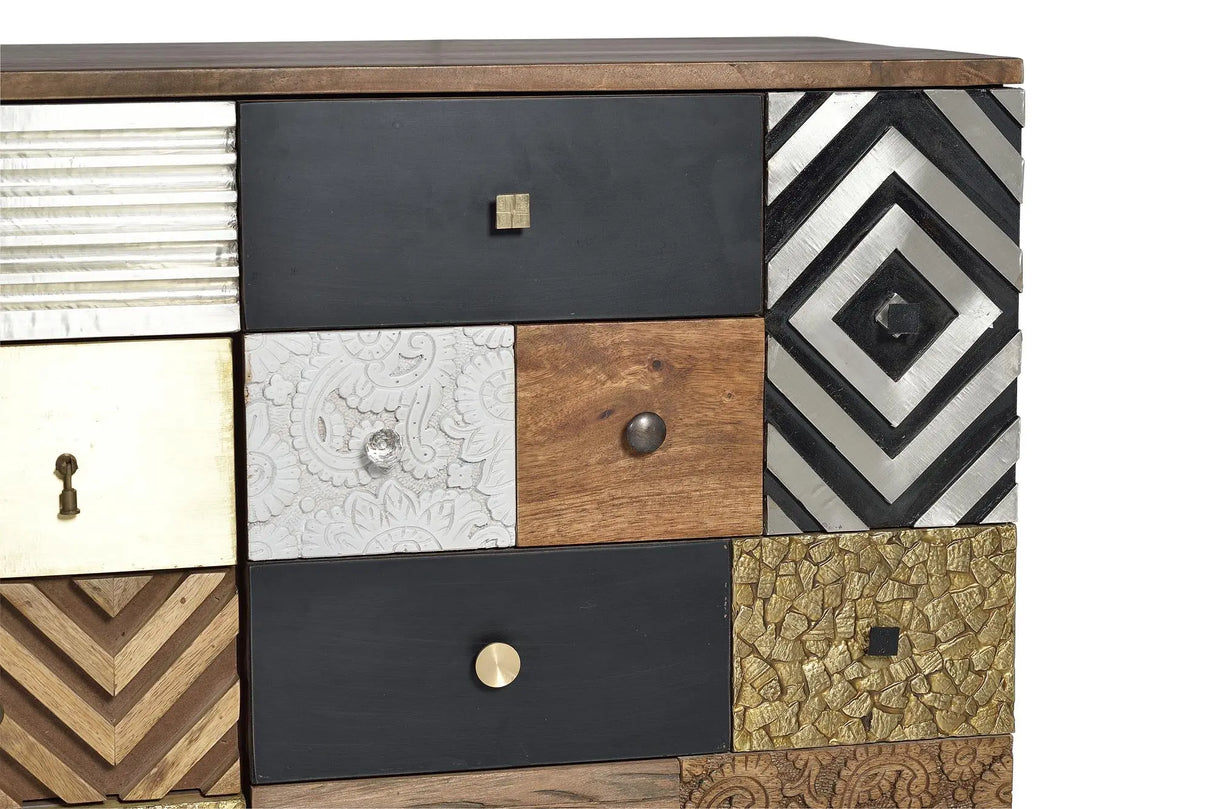 Giner and Colomer - Mango Wood Sideboard With 2 Doors & 4 Drawers