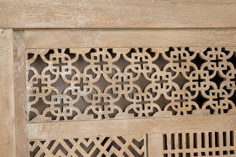 Giner and Colomer - Teak Wood Sideboard With 2 Sliding Doors & Metal Base