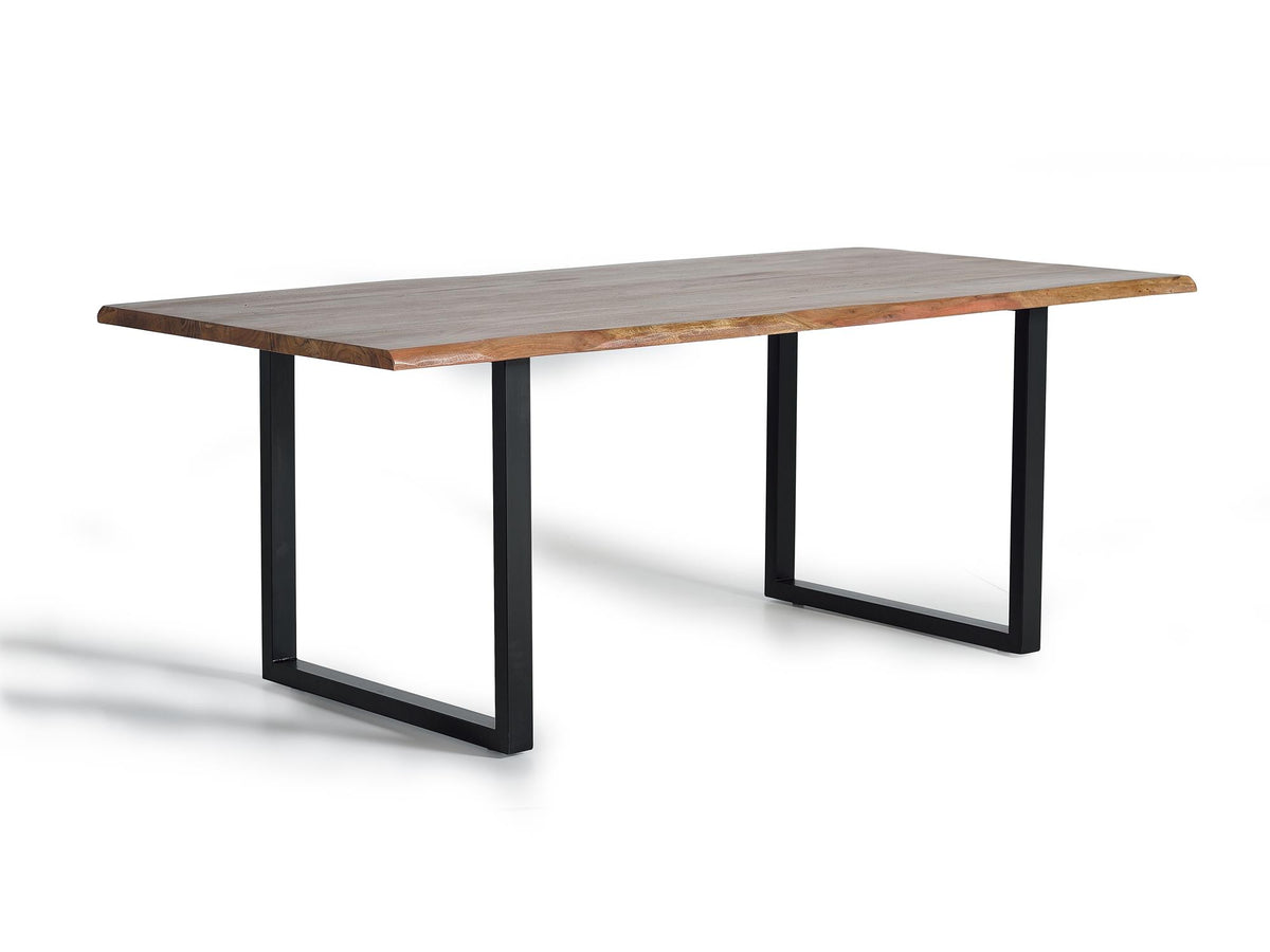 Giner and Colomer - Acacia Wood & Metal Dining Table (160 x 100)
