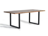 Giner and Colomer - Acacia Wood & Metal Dining Table (160 x 100)