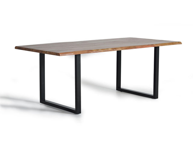 Giner and Colomer - Acacia Wood & Metal Dining Table (180 x 100)