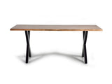 Giner and Colomer - Acacia Wood & Metal Dining Table (160 x 90)