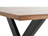 Giner and Colomer - Acacia Wood & Metal Dining Table (240 x 100)