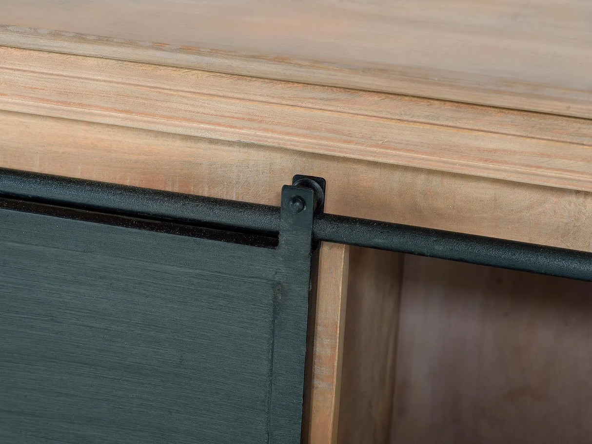 Giner and Colomer - Mango Wood & Metal Sideboard (6 Drawers, 2 Doors)