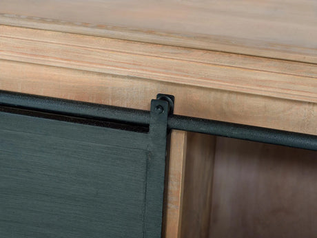 Giner and Colomer - Mango Wood & Metal Sideboard (6 Drawers, 2 Doors)