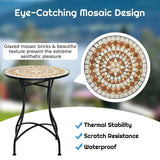 60cm Mosaic Round Coffee Table