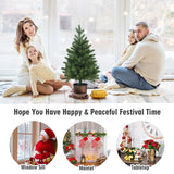 Artificial small Christmas tree in a pot 60 cm lush