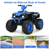 12v Electric Kids Ride On ATV / Quad Bike-Blue