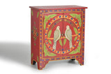 Giner and Colomer - Hand-Painted 2-Door Mango Wood Cabinet