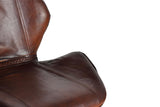 Giner and Colomer  Leather And Metal Stool With Elevated Seating