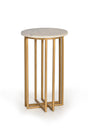 Giner and Colomer - Corner Table With Marble Top & Metal Base